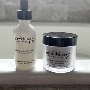 Philosophy The Microdelivery Overnight Anti Aging Peel 2 Piece SET Step 1 & 2